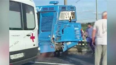 10 إصابات جراء تصادم بين حافلة ركاب وشاحنة في موسكو