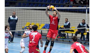 فوز الأهلي على بتروجت في مؤجلات دوري الكرة الطائرة