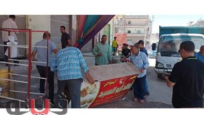 حملات بفاقوس وحي أول الزقازيق لإعادة الانضباط للشارع