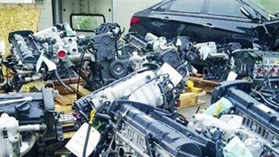 ضبط صاحب شركة بحوزته 14540 قطعة غيار سيارات مجهولة المصدر بالأزبكية