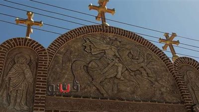 مذبح دير مارجرجس المدور... قصة أقدم الأديرة الموجودة في نقادة| فيديو وصور