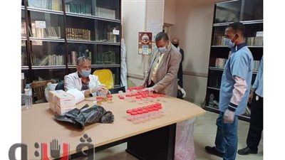 رئيس مدينة ملوى يخضع لتحليل المواد المخدرة لحث العاملين على المشاركة