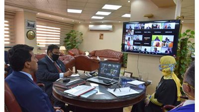 وزير الرياضة يشهد اجتماع مفوضية الاتحاد الافريقي لمناقشة سبل مواجهة كورونا