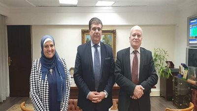 حسين زين يلتقي رئيس قطاع الهندسة الإذاعية للوقوف على حالة شبكة الكهرباء بالوطنية للإعلام