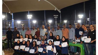 تكريم فريق  السلة 