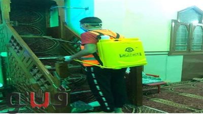 حملات مكثفة لنظافة و تعقيم مساجد الإسماعيلية استعدادًا لصلاة الجمعة ..صور