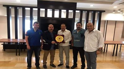 الشربيني وحشيش وعبد الدايم يهنئون إسماعيل برئاسة قطاع الناشئين بإنبي