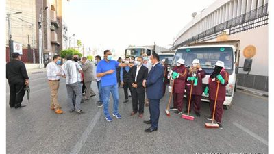 تدشين أول شركة لتنظيف الشوارع والميادين بالدقهلية | صور