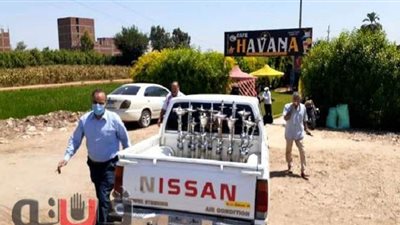 غلق وتشميع مقهى يقدم الشيشة  لرواده  بالشرقية | صور