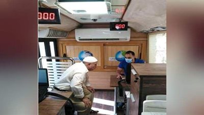 تشغيل سيارة خدمة العملاء المتنقلة لمياه الدقهلية  بشرق المنصورة