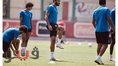 مران خفيف للاعبي الأهلي المشاركين أمام الجونة