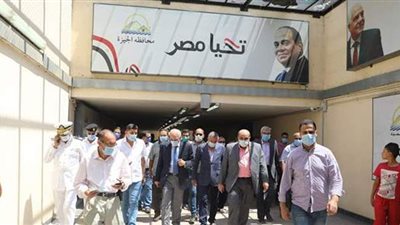 محافظ الجيزة يتفقد أنفاق ميدان الجيزة والسلالم الكهربائية للتأكد من كفاءتها