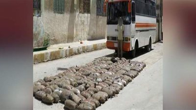 مخبأة في سقف أتوبيس.. إحباط تهريب أكثر من نصف طن بانجو بنفق الشهيد أحمد حمدي