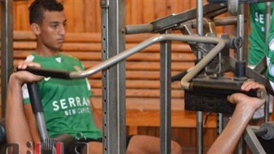 غزل المحلة يتدرب  في الجيم استعدادا للرجاء المطروحي | صور