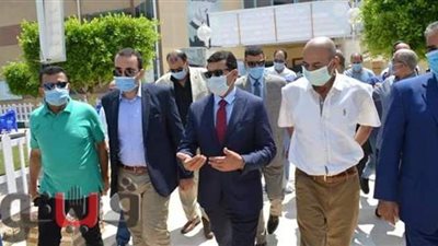 وزير الشباب ونائب محافظ الإسماعيلية يتفقدان المشروع القومى للموهوبين بكرة اليد