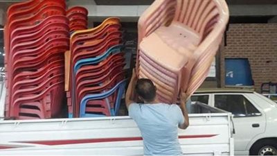 رفع ٤٠٧ حالات إشغال و ١١٢٠ طن قمامة  بـ 6 مراكز في البحيرة