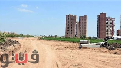 انتهاء أعمال تغطية خليج الرملية بالزقازيق تمهيداً لتنفيذ أعمال الرصف