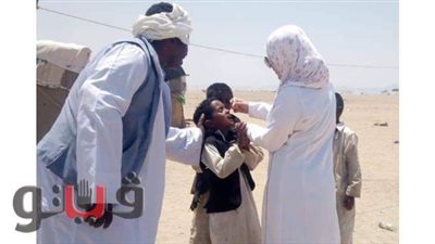تطعيم 600 طفل ضد شلل الأطفال بجنوب البحر الأحمر