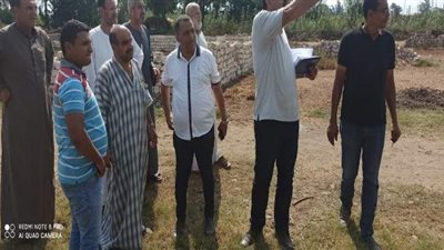 لجنة  لمعاينة محطات رفع الصرف الصحى بـ 3 قرى  في السنطة