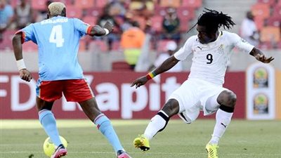 غانا تتعادل مع الكونغو بهدفين.. فى أمم أفريقيا 2013
