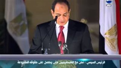 بالفيديو.. السيسي: أمن العرب خط أحمر.. وسد النهضة لن يعكر علاقتنا بإثيوبيا
