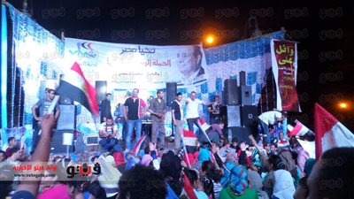 بالصور.. أهالي المنيا يحتفلون بـ«تنصيب السيسي» على أنغام «بشرة خير»