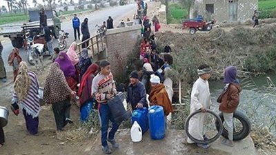 أهالي يوسف الصديق في الفيوم يتضررون من انقطاع المياه