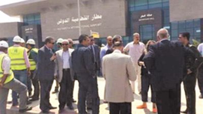 وضع اللمسات النهائية تمهيدا لافتتاح مطار العاصمة الدولي بالقطامية