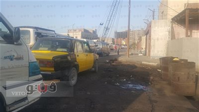 توقف حركة المرور بغرب الإسكندرية بسبب حريق بمقلب قمامة