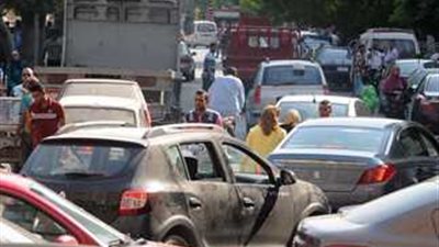 كثافات مرورية بمحور «NA» باتجاه مستشفى الشرطة