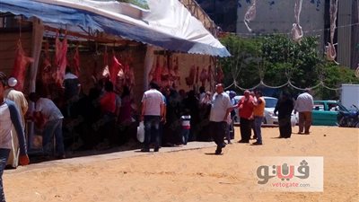 بالصور.. إقبال كثيف على اللحوم ومنتجات أسوان بمعرض أهلا رمضان