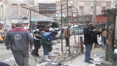 غلق 115 مقهى مخالفا ورفع 73 حالة إشغال بالجيزة