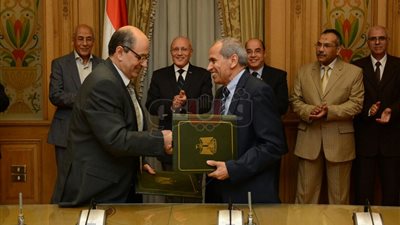 بروتوكول تعاون بين الإنتاج الحربي وجامعة بدر (صور)