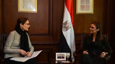 سحر نصر تبحث مع مديرة «التنمية الأمريكية» التوسع في العلاقات الاستثمارية