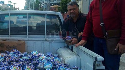 ضبط 8000 قطعة جبن منتهية الصلاحية في بورسعيد (صور)