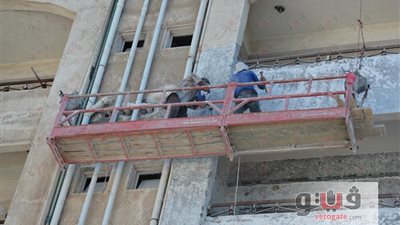 بالصور.. استمرار أعمال تجديدات وصيانة المدن الجامعية ببورسعيد