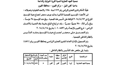 إشهار جمعية 