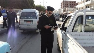 ضبط 6050 مخالفة مرورية بشوارع الجيزة
