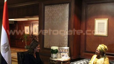 وزيرة التعاون الدولي تناقش مع سفيرة الكونغو التعاون الاقتصادي