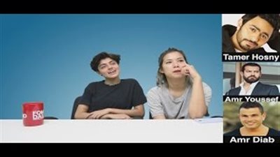 بالفيديو.. رد فعل أجانب عند مشاهدتهم نجوم مصر.. رأيهم في تامر حسني صادم