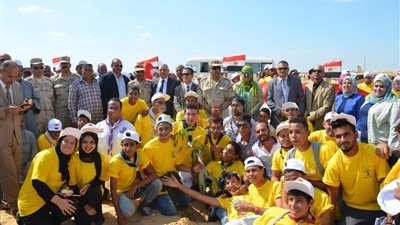 بالصور.. زراعة 80 ألف شجرة مانجو بالإسماعيلية