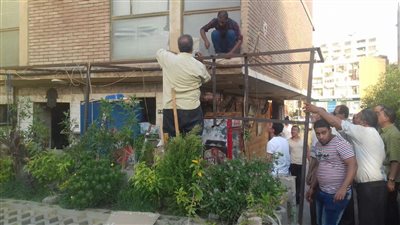 بالصور.. حملات مكثفة بالمقطم والمعادي لغلق المقاهي المخالفة