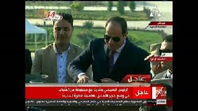 بالفيديو.. السيسي يضع حجر أساس العاصمة الإدارية الجديدة