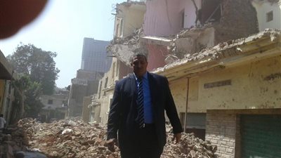 نائب محافظ القاهرة يتفقد هدم بيوت «مثلث ماسبيرو» (صور)