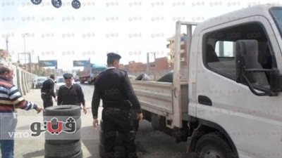 رفع إشغالات الطريق الدائرى بمصر القديمة
