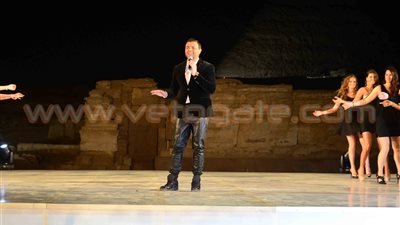 بالصور.. رامي صبري يشعل حفل ملكة جمال السياحة والبيئة