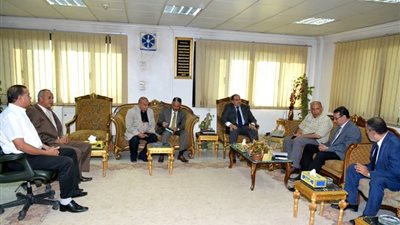 بالصور.. سوهاج تستقبل رئيس مصلحة الري لمتابعة مخرات السيول