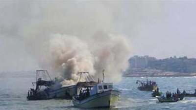 مصرع شقيقين في اشتعال النيران بمركب صيد بسبب البرق بالإسماعيلية