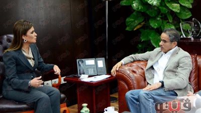 سحر نصر تتفق مع «العبار» على ضخ استثمارات جديدة في العاصمة الإدارية