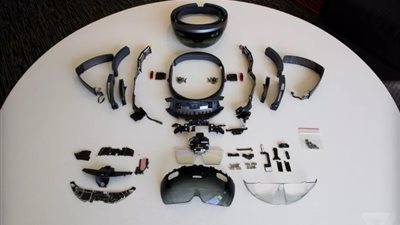 مايكروسوفت تكشف الأجزاء الداخلية لنظارة هولولينس